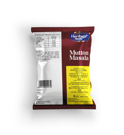 Heritage Masala's Mutton Masala Powder , 200g (100x2)